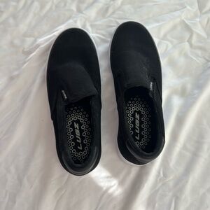 Black shoes lugz size 7  worn one time inside